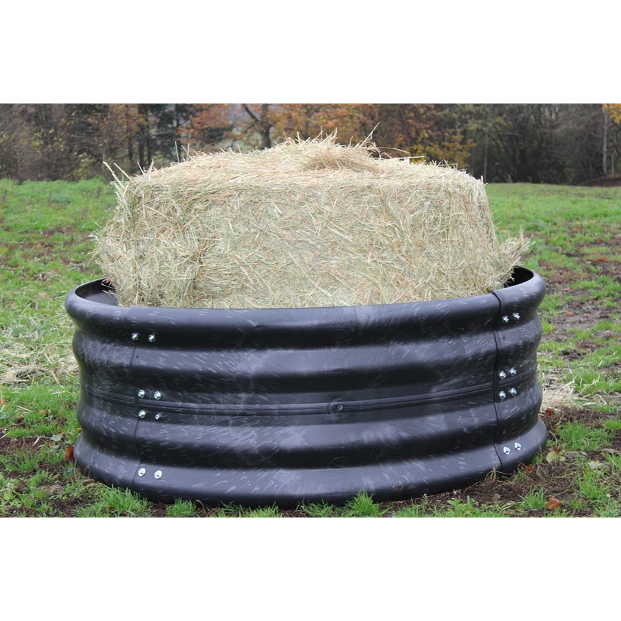 Mangeoire robuste pour balles rondes pour vaches et taureaux - StockMa