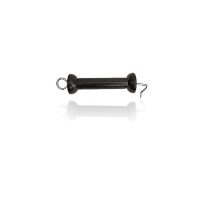 Black gate handle