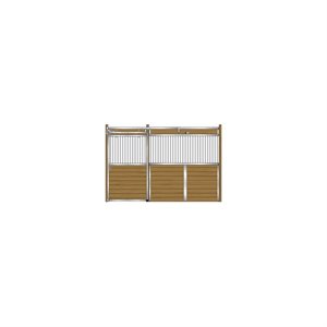 10' stall font with 4' door